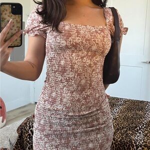 Bailey Blue Pink and White Smocked Dress